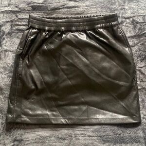BABATON leather skirt